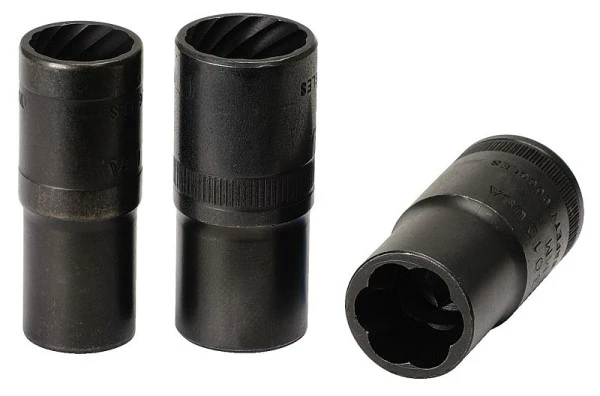 Réparateur de vis KS Tools Jeu de douilles à chocs à profil spiralé 1/2" 3 pièces 17-21 mm 913.1270 obtenir à bas...