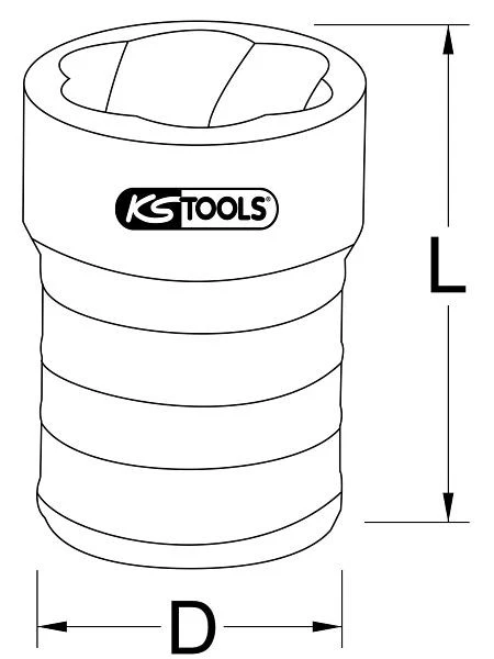 KS Tools Douille à chocs à profil spiralé 1/4" 8 mm 913.1408 se procurer à bas prix