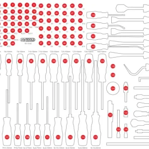 KS Tools Insert en mousse inoccupé pour 821.0142 821.0142-97 acheter à bas prix
