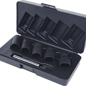 KS Tools Jeu de douilles à chocs à profil spiralé 1/2" 6 pièces 19-25 mm 913.1240 choisir à bas prix avec Insert...