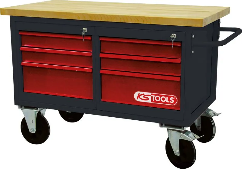 KS Tools Établi mobile avec 6 tiroirs 865.0011 se procurer à bas prix