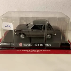 Décor de calandre Peugeot 104 ZS grise foncée de 1976 (blister) AUTO-PLUS