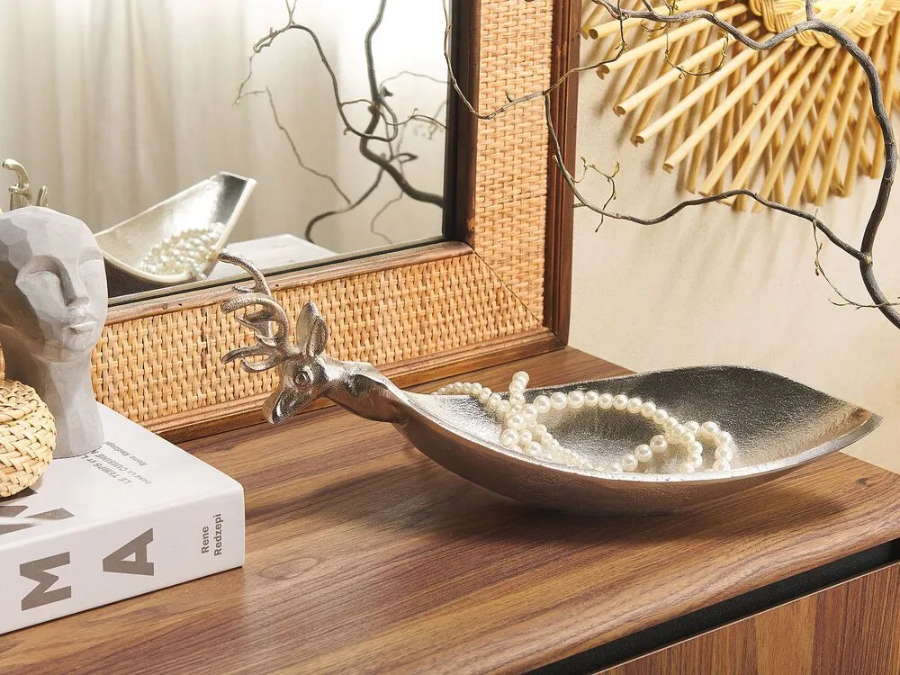 Decoratieve schaal zilver ANGKOR