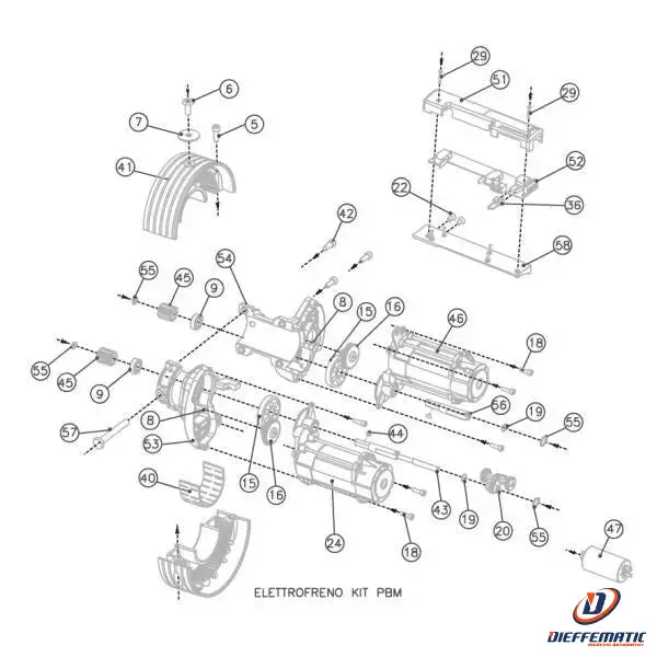 Alberino B2 Per Titan 240/76 Bm V3.0 Acm 51240021 Automazione Automatismi Nuovo