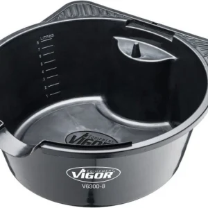 Bac de vidange d'huile VIGOR 8 l 370 mm V6300-8 se procurer à bas prix