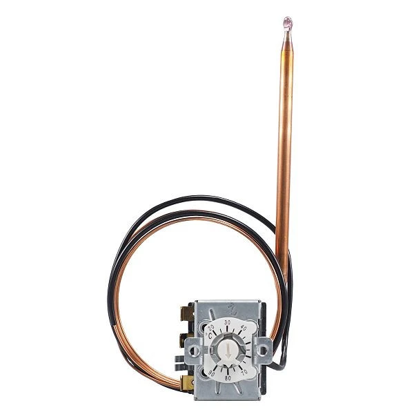 Contrôleur de température JUMO avec contact inverseur 20 à 90 °C capillaire 2000 mm 25% UE : 5 pièces 60003222 choisir à b...