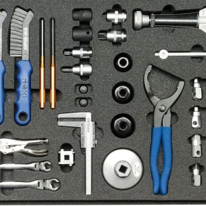 Gamme de chariots d'atelier SW-Stahl outils d'entretien d'huile et de freins 36 pièces Z3000-6...