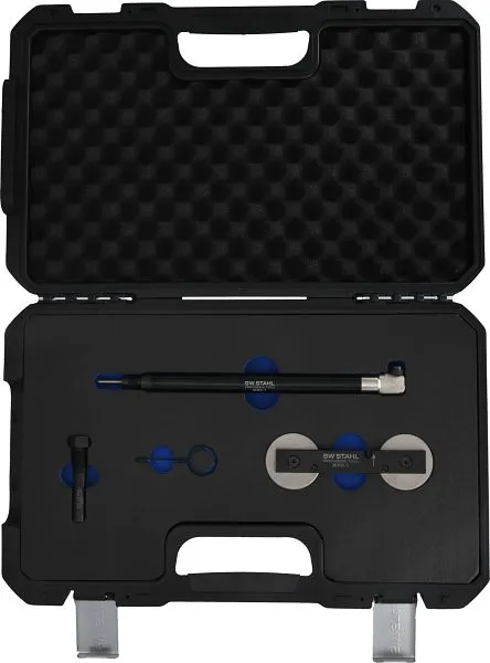 Jeu d'outils de réglage moteur SW-Stahl VAG pour travaux de réparation sur moteurs VAG FSI TSI et TFSI de 14 et 1...