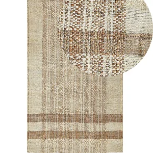 Jute Area Rug 80 x 150 cm Écru ORTAOBA