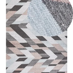 Jute Area Rug 160 x 230 cm Multicolour NAKKAS