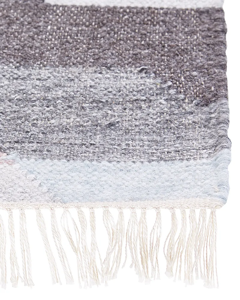 Jute Area Rug 160 x 230 cm Multicolour NAKKAS