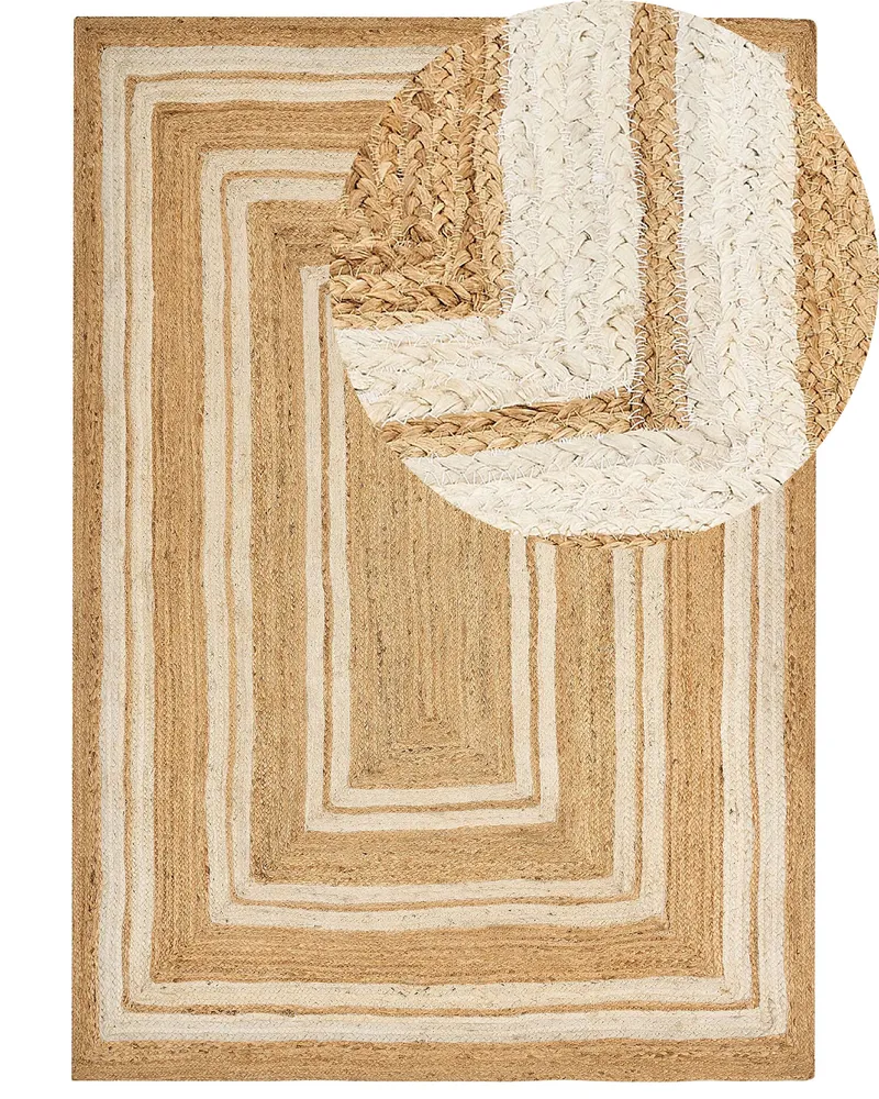 Jute Area Rug 160 x 230 cm Sable ELMALI