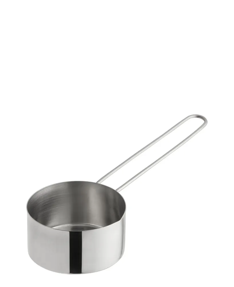 Kitchen Life Stainless En acier 4 Piece Measuring Cups - Silver