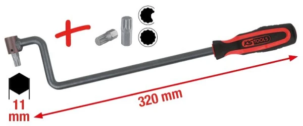 Majeur d'alignement KS Tools pour Mercedes 3 pièces 150.9470 acheter à bas prix