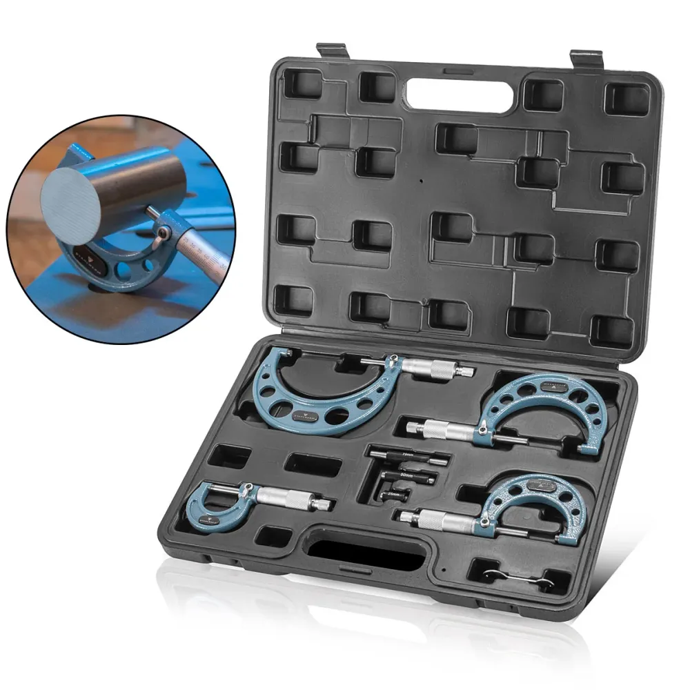 Mécanisme d'acier Vis de repassage 4 Set Din 863 micromètre / vis de mesure Vis / micromètre avec une plage de mesure de 0...