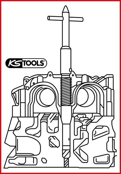 Outil de nettoyage de siège d'injecteur KS Tools BMW M47TU M57 et M57TU 152.1386 acquérir à bas prix