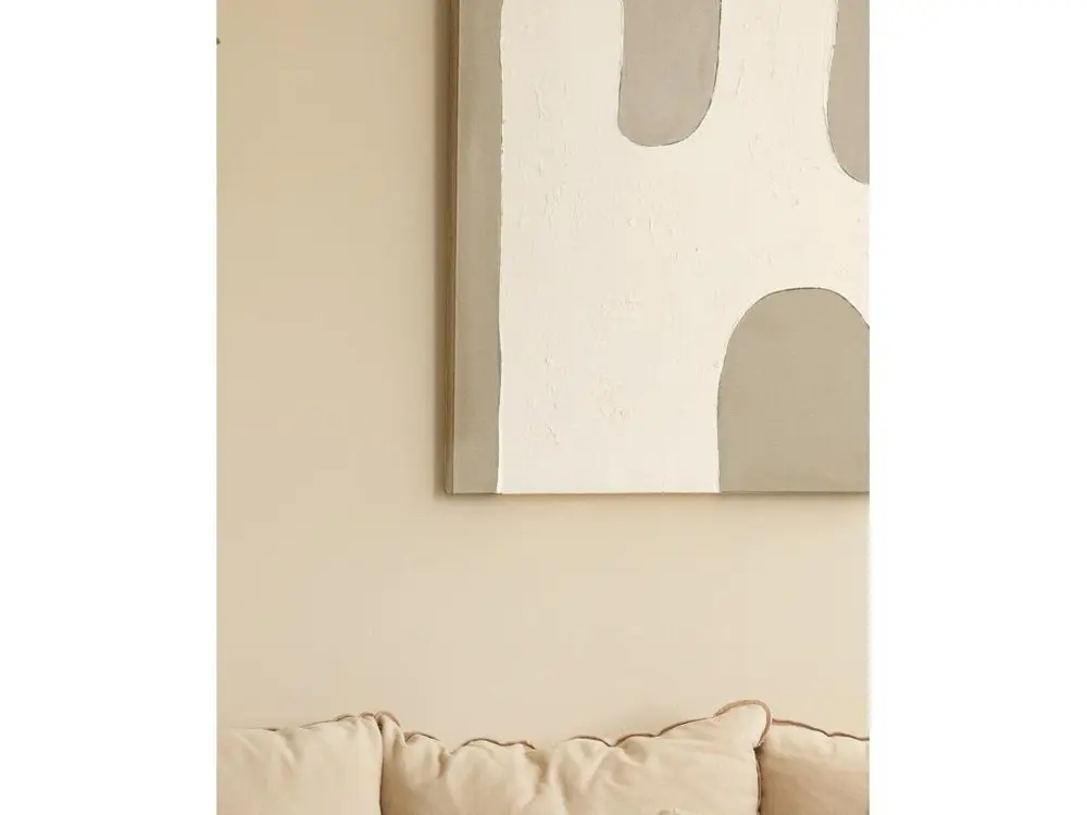 Peinture à l'huile décorative faite à la main cadre marron 60x80cm