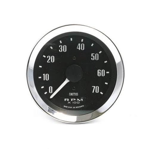 TACHOMETER (0-7000), 80mm, NOIR JAIS
