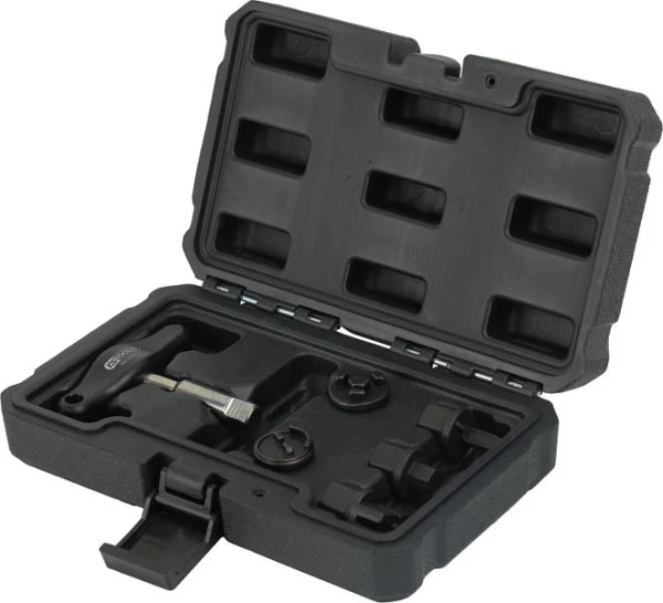 KS Tools Jeu de profils spéciaux pour service d'huile 3/8" pour bouchons de vidange d'huile en...