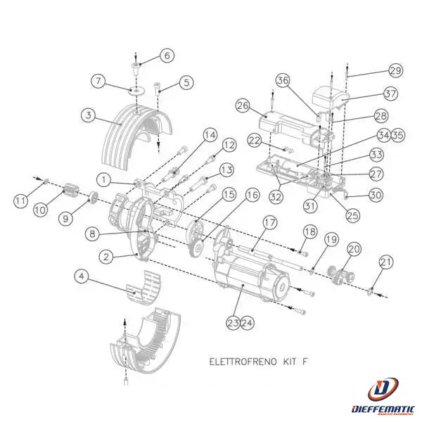 Vite M8x25 Per Eurotitan Hr Unititan Hr Ht Acm 40910005 Automazione Automatismi