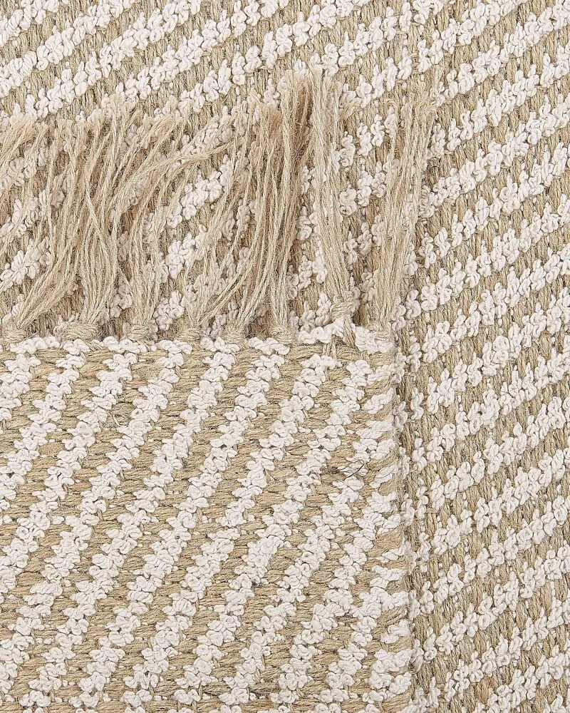 Vloerkleed jute naturel 80 x 150 cm ALADAG