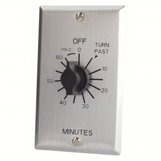 125V AC Spring Wound Timer Wall Plate Included C560MH
