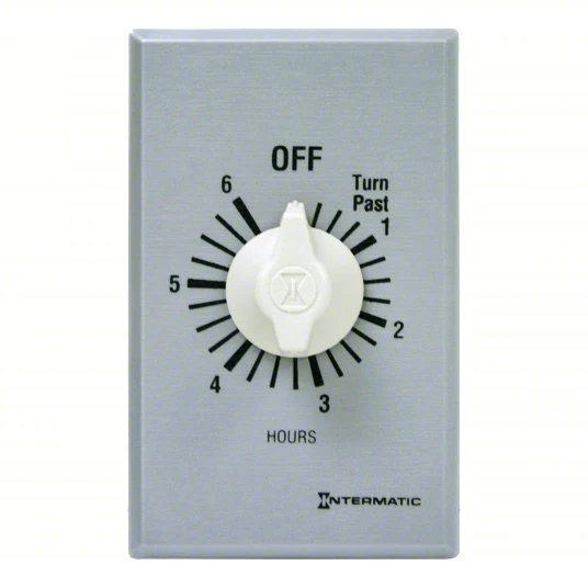 277V AC Spring Wound Countdown Timer Wall Plate Included FF6H