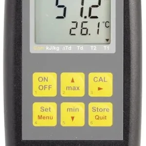 Appareil de mesure de l'humidité de la température et du débit de l'air Greisinger GMH 3351 avec enregis...