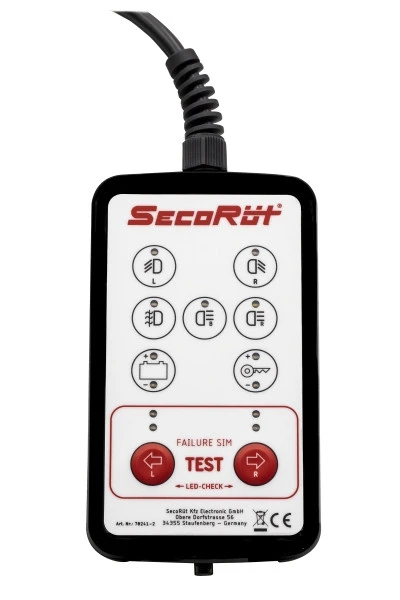 Boîtier de test SecoRüt pour prise de remorque / véhicule tracteur 12 volts 7 et 13 broches 12 V 70241-2 se procurer à bas...