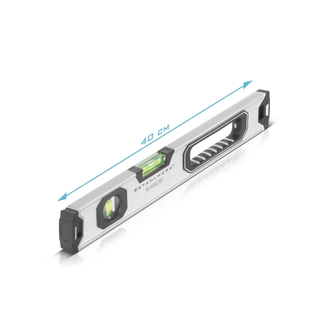 Échelle d'eau en acier W-400 ST en aluminium avec une échelle directionnelle magnétique de longueur de 400 mm | Échelle de...