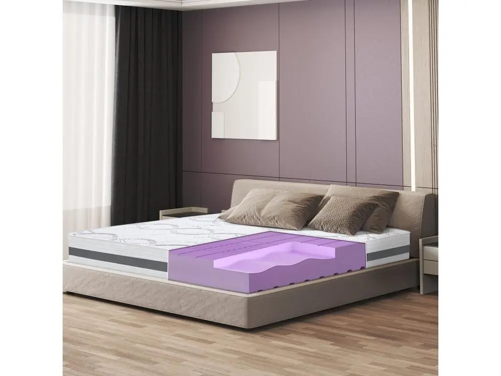 Matelas Simple 75 x 190 à mémoire | Supérieur Quality | Hauteur 25 cm | Made Italy