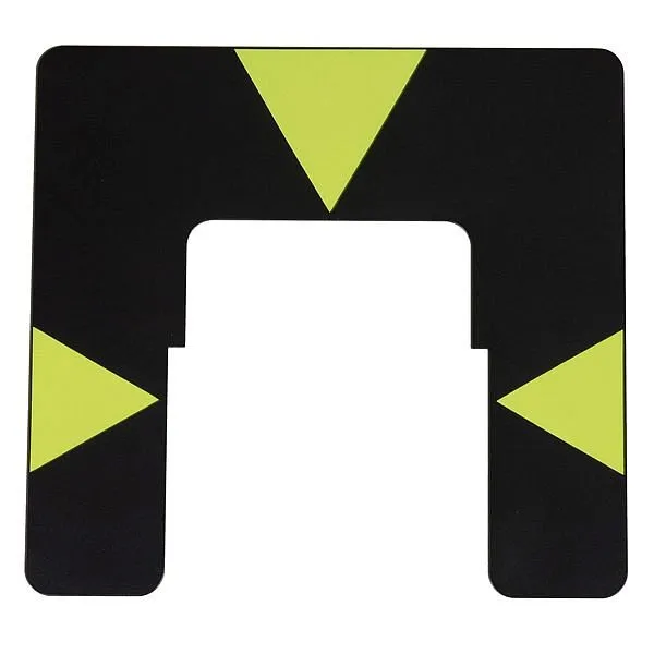 Tableau cible métallique proNIVO type GZT4 noir et jaune vif 206-6335-26 se procurer à bas prix