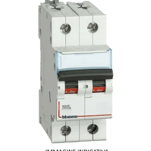 INTERRUTTORE MAGNETOTERMICO BTICINO 1P+N 25A 6KA F81N/20