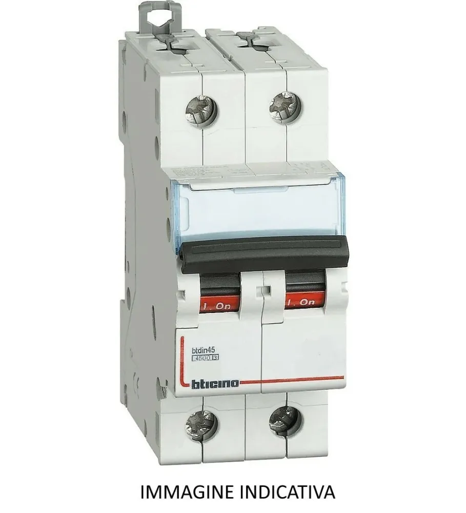 INTERRUTTORE MAGNETOTERMICO BTICINO 1P+N 25A 6KA F81N/20