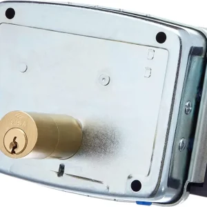 Serrure électrique à utiliser sur cylindre d'ouverture intérieur avec toit de protection et bouton CISA ART. 11731