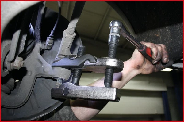 KS Tools Jeu d'extracteurs de rotules universels avec fourches interchangeables 7 pièces 450.0970 acquérir à bas...