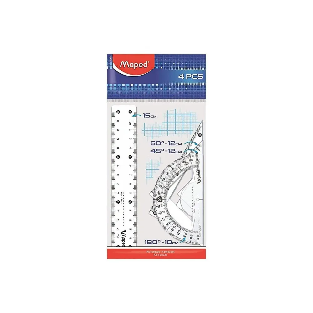 Maped Kit de 4 pièces tracage Épuré – Qualité & Prix chez Alpha55 – Style, confort et durabilité réunis pour tout-terrain