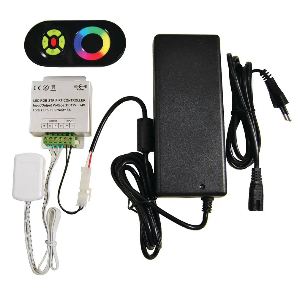 Kit convertisseur + télécommande RGB 24 V pour phares halogènes
