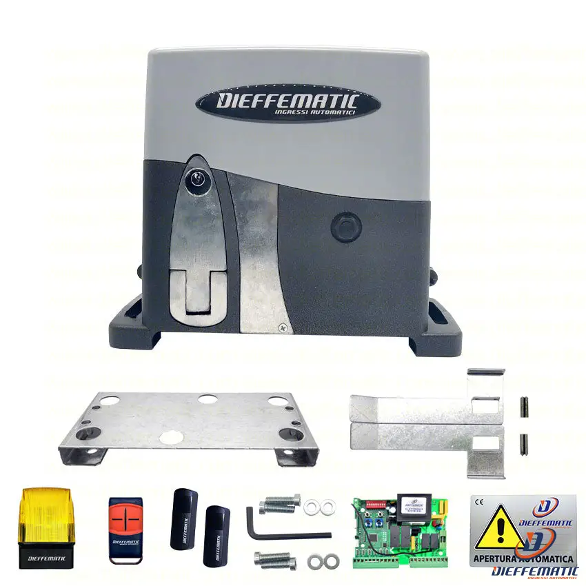 Set Kit Automazione Cancello Automatico Apri Cancello Automatismo 230v 1600kg Résistant à la corrosion