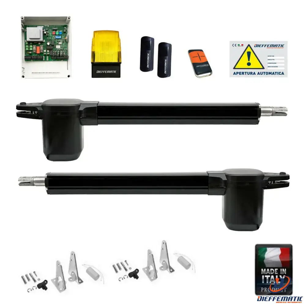 Kit Bhe 400 Automazione Cancello Battente Apricancello Due 2 Motore 230v Dfm