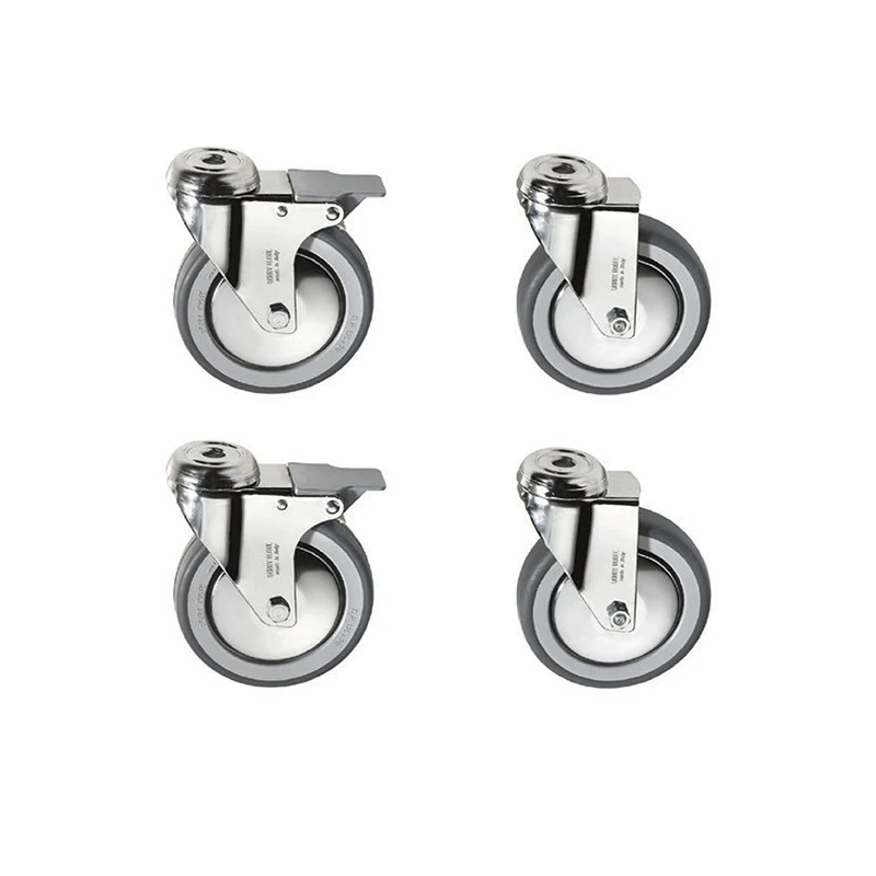 Qualité OEM Kit 4 roues avec frein pour support four - KRSFSC