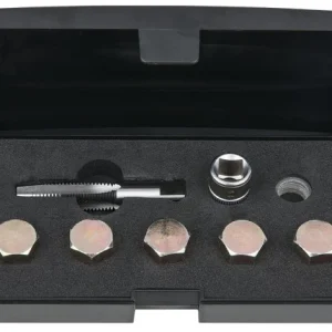 KS Tools Kit de réparation de filetage de bouchon de vidange d'huile 12 pièces M12 x 1 5 150.4915 commander à bas...