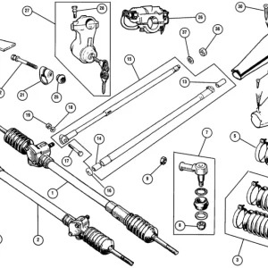 GAITER KIT, STEERING RACK, COMPACT