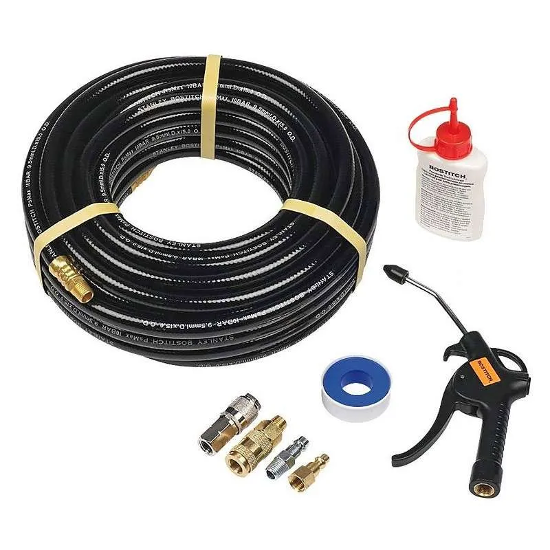 Dégraissant freins Kit Tuyau à air comprimé BOSTITCH CPACK15 (souflette + tuyau + lubrifiant)