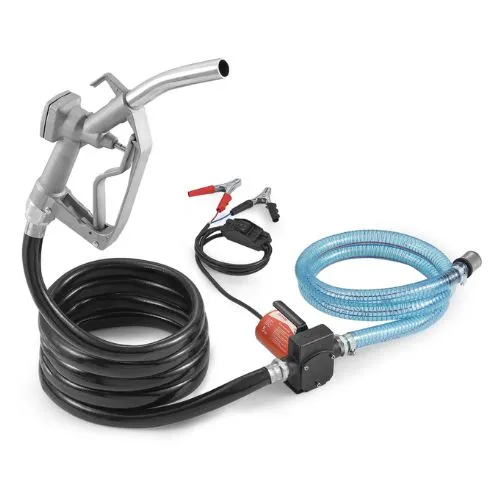 15 GPM 5.3V Léger Fuel Transfer Pump Kit Manual Nozzle