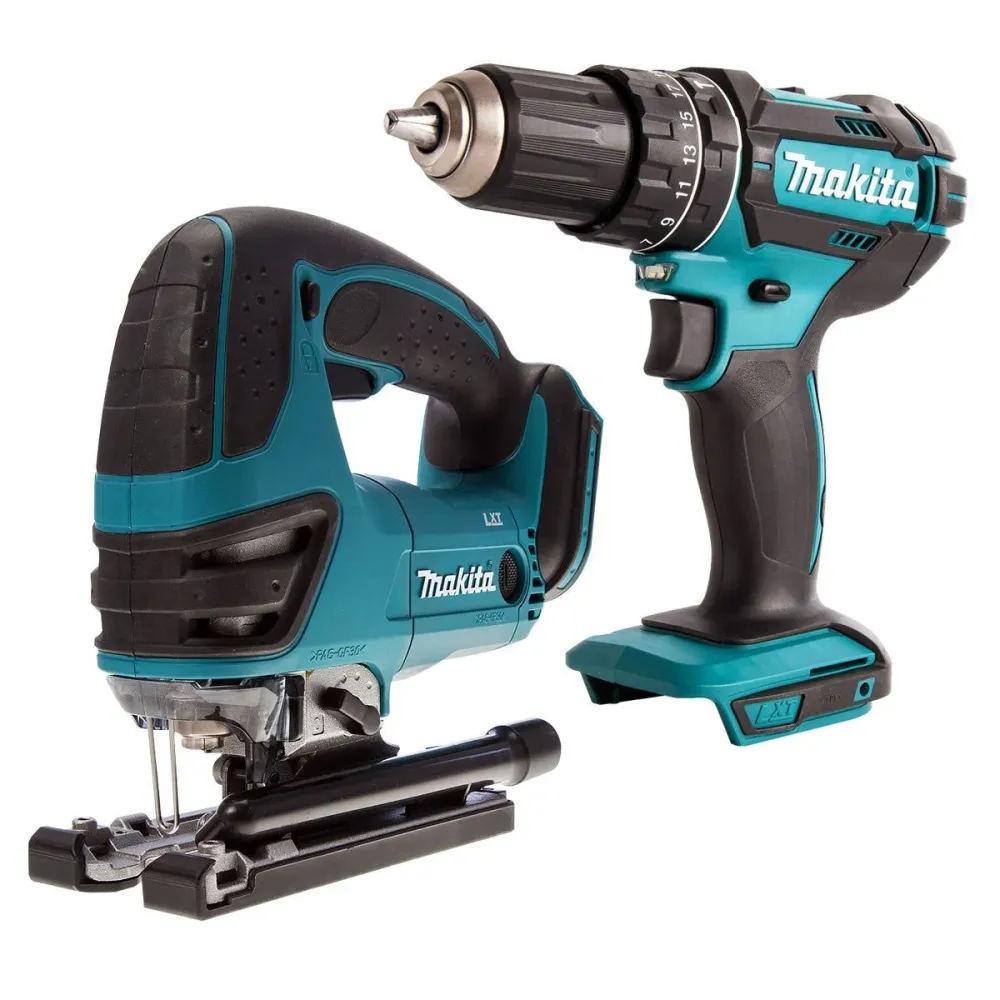 Makita 18V 2 Speed Combi Drill & Portable Jigsaw T4TKIT-478