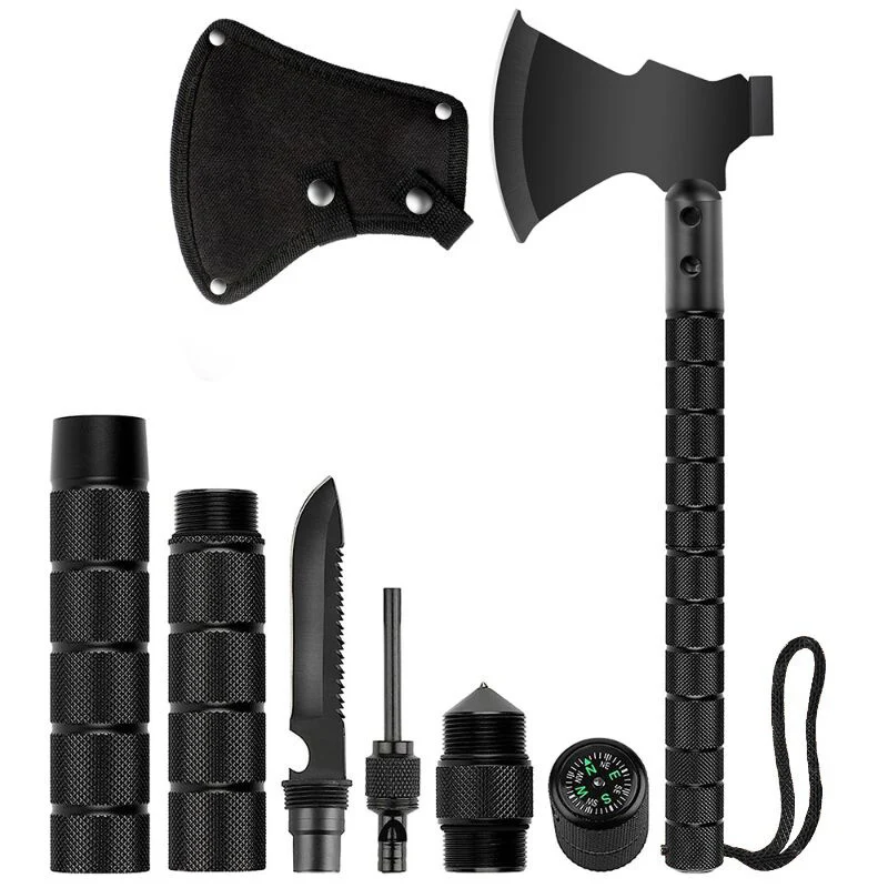 Mpow Multifonction Camping Axe Kit - All - - One Survival Tool Outdoor Adventures