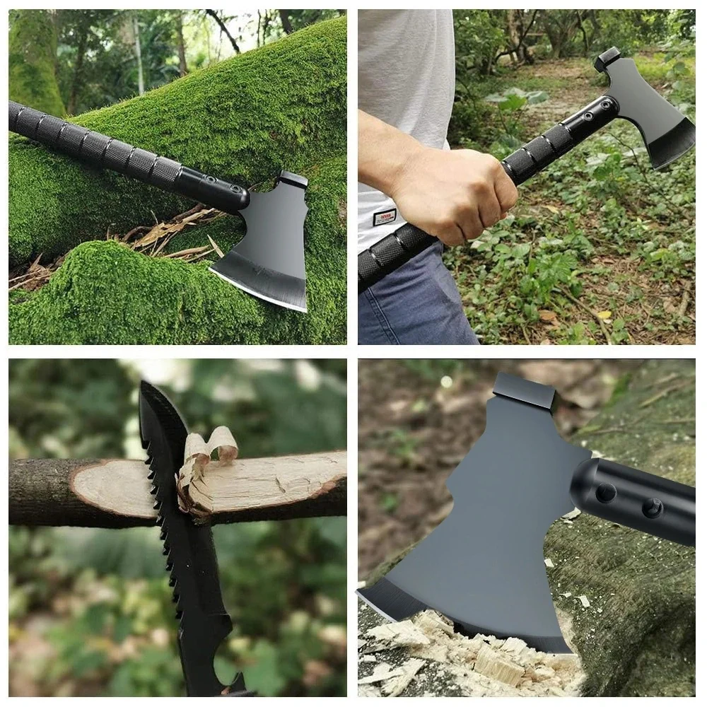 Mpow Multifonction Camping Axe Kit - All - - One Survival Tool Outdoor Adventures
