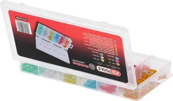 Professionnel Gamme KS Tools de mini-fusibles 5-30A 120 pièces 970.0280 obtenir à bas prix