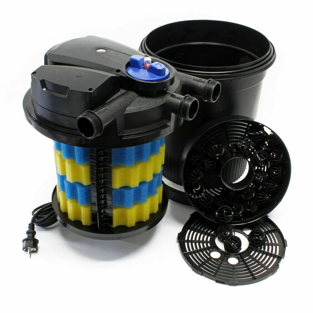 Qualité OEM Kit de filtration set 12000 litres 11 watts uvc pompe 3600 l/h tuyau 5 m